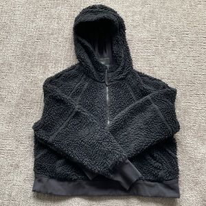 Lululemon oversized half-zip fleece hoodie